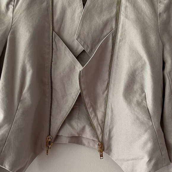 TWENTY8TWELVE BY SIENNA MILLER ERIN ZIP JACKET in Dove - Picture 7 of 10